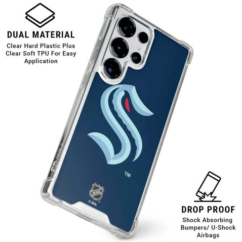 NHL Seattle Kraken Galaxy S25 Ultra Clear Case